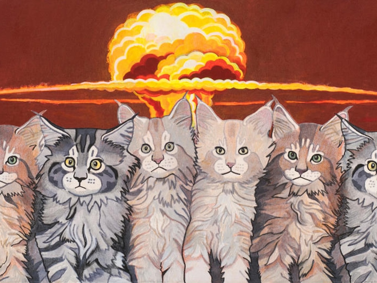 All cats go to paradise, but only after death - exhibition