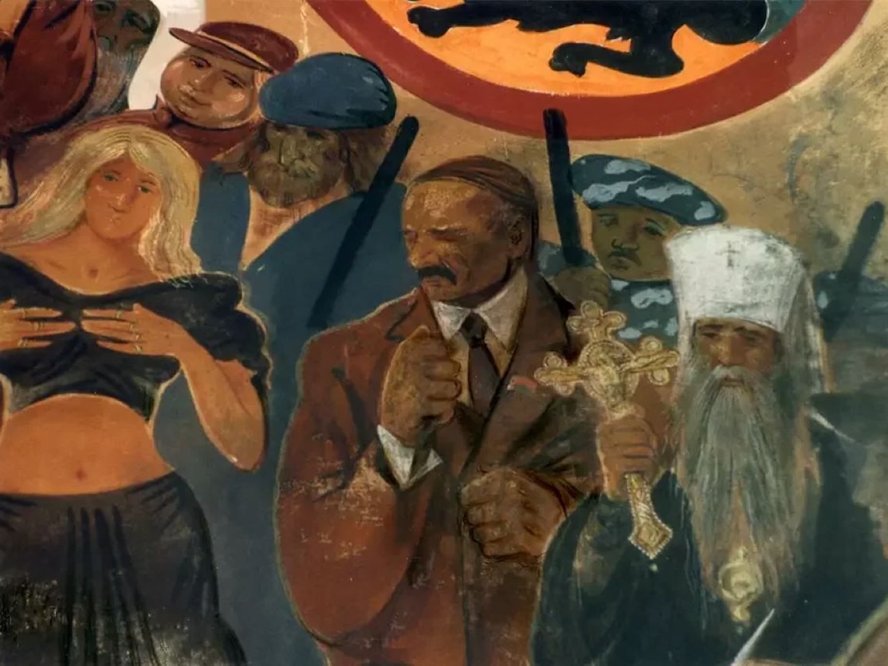 Judgement Day - exhibition Philippenzo created "Bayu-Bai" ("The Occupiers Sweet Dream") in the free part of the Donetsk region in Ukraine in May 2024. He had originally intended it to be created in occupied Crimea.