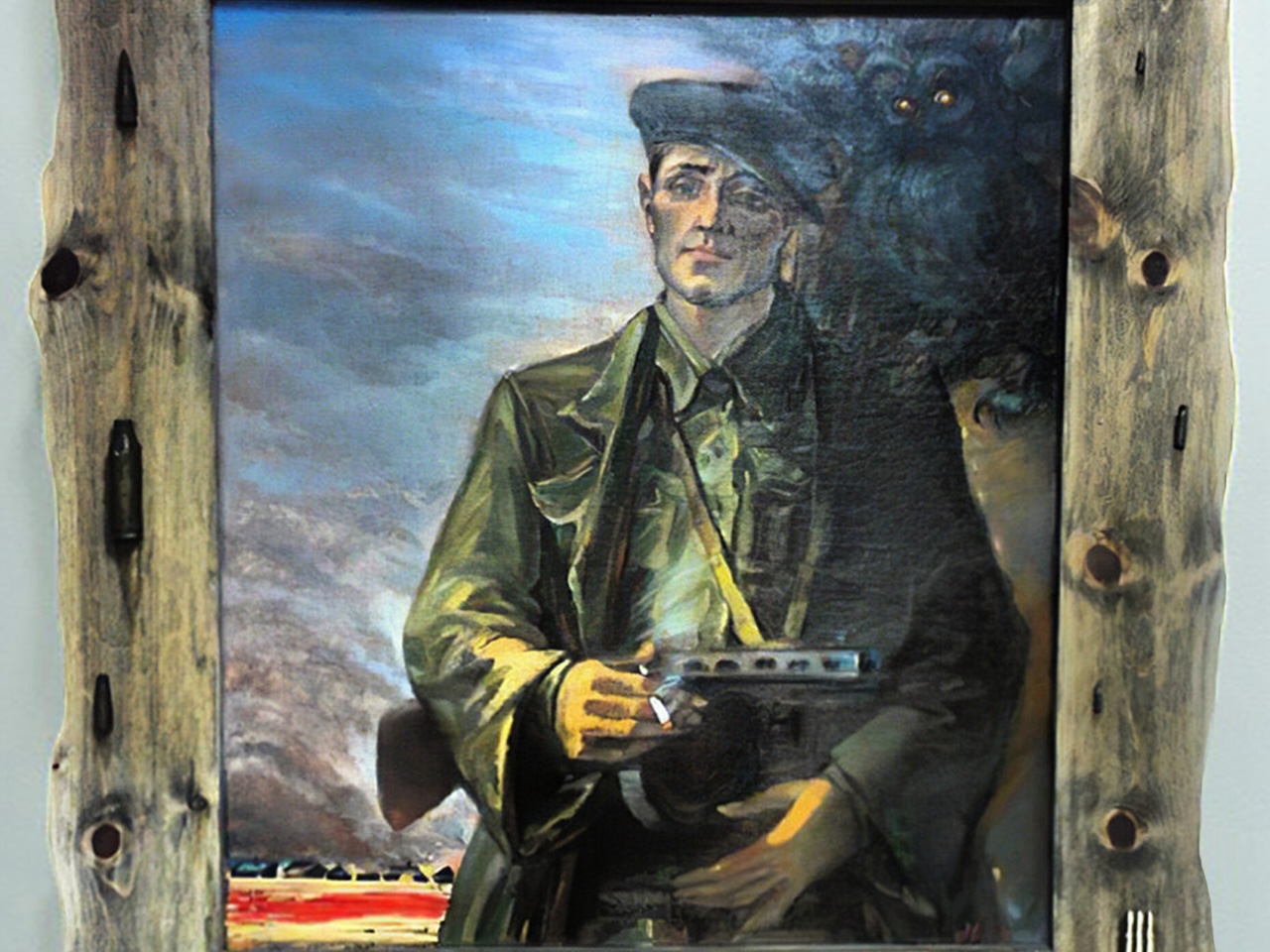 Portrait of Yevgeny Zhikhar - exhibition