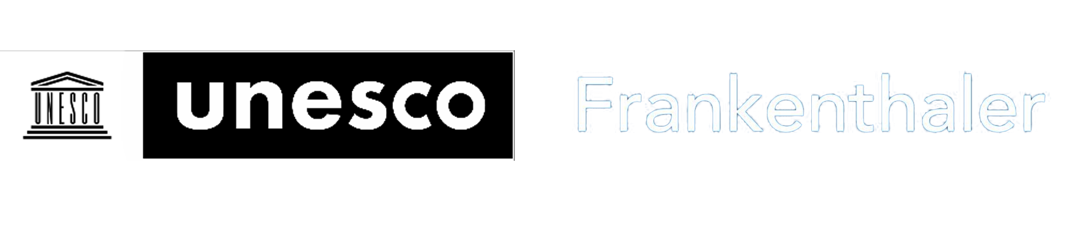 unesco-frankenthaler logos transparent